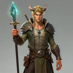 a portrait of my next DND joke character , concept art, , CGI anime art.