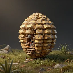 a living hive by johannen voss by david cronenberg by francis bacon by peter kemp by octane render blender 8 k