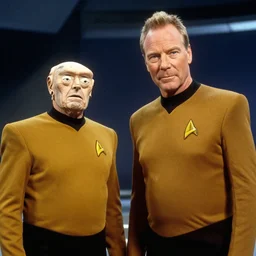 the borg assimilate patrick stewart as jean - luc picard ( star trek ) and brent spiner as data ( star trek )