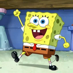 sponge bob as anime character attacking full body high detailed pinterest hd crunchyroll anime opening action scene