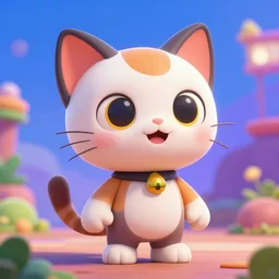cat cute, illustration, digital art, inspired by little big planet, by greg rutkowski, sharp, masterpiece, highly detailed, photorealistic, octane render, 8 k, unreal engine 5, trending on artstation, vivid colors