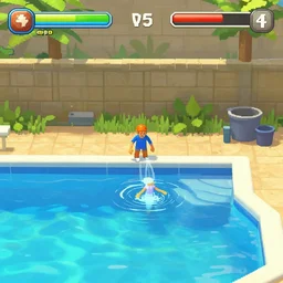 pool maintenance ds game screenshot