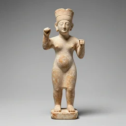 an ancient cycladic art figurine