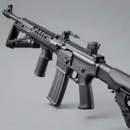 M4A1 rifle, detailed, full view