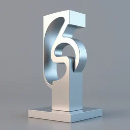 solid block modeular for contemporary sculpture, simple, silver steel, trending on behance, keyshot 1 1