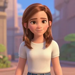 emma watson. pixar style movie
