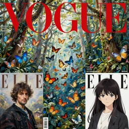 cloud forest, butterfly swarm, vogue magazine, elle magazine, anime, trending on artstation, john singer sargent, oil painting, intricate