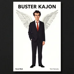 poster artwork by Michael Whelan and Tomer Hanuka, Karol Bak Major Buster Keaton, angels, clean