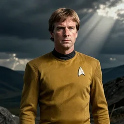 mark hamill in a starfleet uniform, movie poster