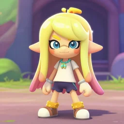 callie from splatoon as cheese