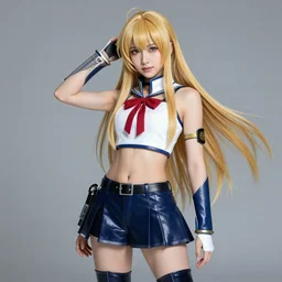 supermodel as rinoa from final fantasy