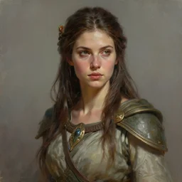 perfectly - portrait of a beautiful female druid character from games, intricate, highly detailed, digital painting, loose brush strokes, realistic shaded lighting, artstation, concept art, smooth, sharp focus, illustration, realism, oil painting, unreal engine 5, 8 k, art by peter mohrbacher and and sam spratt
