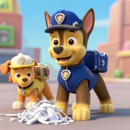 paw patrol shredding the gnar