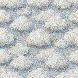 white fluffy cartoon clouds seamless texture 4k