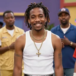 a film still of Lil Uzi Vert starring in Kenan & Kel (1999)