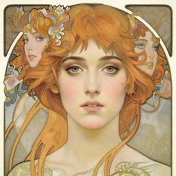 winona ryder | highly detailed | very intricate | art nouveau | perfect eyes | storybook illustration | soft cinematic lighting | award - winning | painted by mandy jurgens and alphonse mucha and alena aenami | pastel color palette | featured on artstation