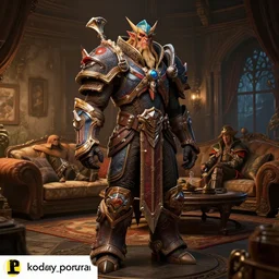 insanely detailed. instagram photo, kodak portra. by wlop, ilya kuvshinov, krenz cushart, greg rutkowski, pixiv. zbrush sculpt, octane, maya, houdini, vfx. world of warcraft living room. cinematic dramatic atmosphere, sharp focus, volumetric lighting.