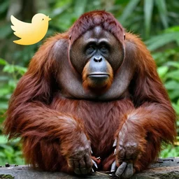 twitter emoji orangutan