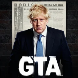 Boris Johnson on the GTA poster