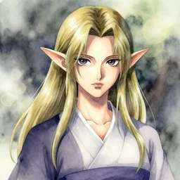 A watercolor portrait of an archfey, 4k, in the style of Berserk, trending on artstation, tasteful, bokeh, hyperrealistic, highly detailed, good proportions