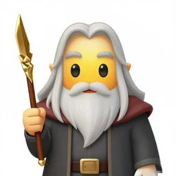 gandalf discord emoji, transparent background