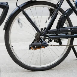 bicycle with feet instead of tires