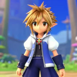 kairi from kingdom hearts birth by sleep, in - game graphics, 3 d, cg, cutscene, kingdom hearts opening - n 4
