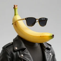 a banana wearing sunglasses and a leather jacket, photography of kurzgesagt, deep focus, d & d, fantasy, intricate, elegant, highly detailed, digital painting, artstation, concept art, matte, sharp focus, illustration, hearthstone, art by artgerm and greg rutkowski and alphonse mucha