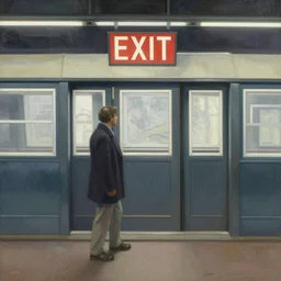 subway exit, by o. louis guglielmi