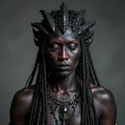 portrait of guanter o'dimm, dark, exotic expression