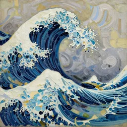 tidal wave, intricate oil painting by greg rutkowski, trending on artstation
