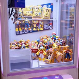 a claw game bin full of 1 9 9 0 s action figures - h 6 4 0