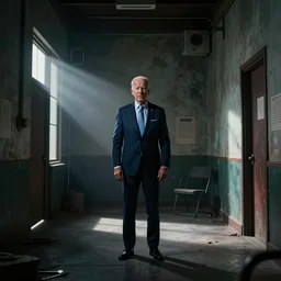 homeless joe biden in the backrooms