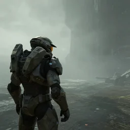 Halo 3 in-game screenshot, liminal space