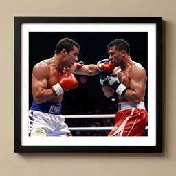 Legendary Boxer famous boxing match taken Knock Out by award winning photographer Art Print by Neil Leifer