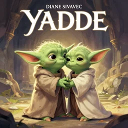 Yaddle and Yoda romance novel cover by Diane Sivavec
