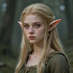 portrait of an elf girl, Greg rutkowski, Trending artstation, cinematográfica, digital Art
