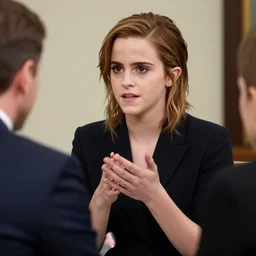 emma watson talking to her lawyers about her likeness being abused