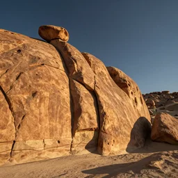 wide landscape photo of a large desert rock formation shaped like a vertebrae!!!!!!!!