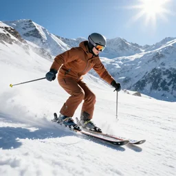 chocolate bar snowboarding in the alps