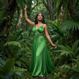 a green queen make the jungle alive, professional photography