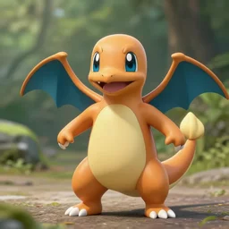 real life charmander, realistic, animal photography