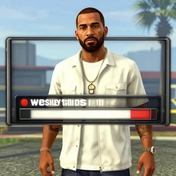 wesley crusher gta v loading screen art,