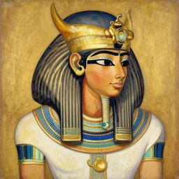 an egyptian painting of lain iwakura