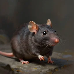 a wizard rat, by greg rutkowski, digital art, realistic painting, dnd, character design, trending on artstation