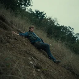 caught in a landside,,, cinematic,