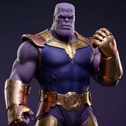 by Simon Bisley, Thanos with the infinity gauntlet, 8k
