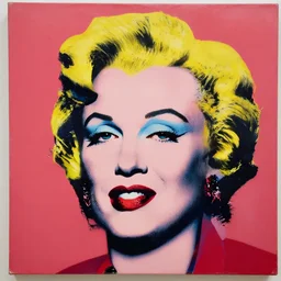 a new painting by Andy warhol painted in 2022 by andy warhol