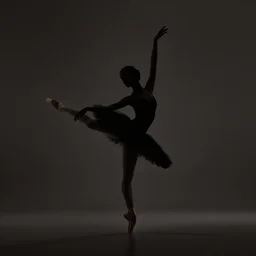 ballerina silhouette, photography