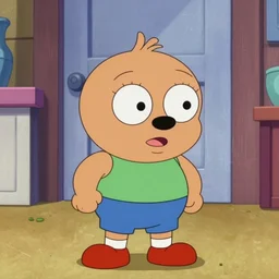 this was my favorite character in the day. i always used to watch this show. grainy nostalgic VHS footage of a cartoon from 2024. TVY7